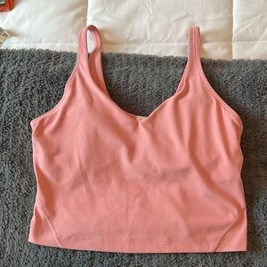 Lululemon Align tank top size 8 pink With Tag